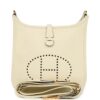Hermès Evelyne 23 Cream Clemence Gold Hardware