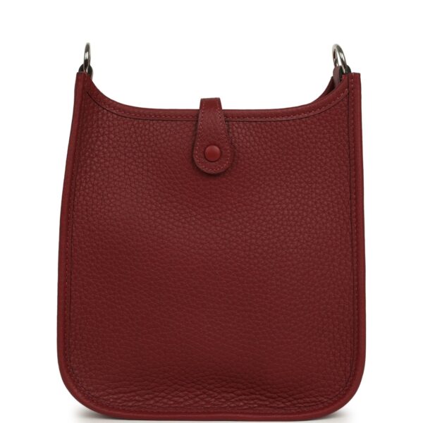 H-E-260417-2-05 Hermès Evelyne TPM Rouge H Clemence Palladium Hardware