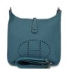H-E-260512-2-01 Hermès Evelyne III PM Blue Jean Clemence Palladium Hardware