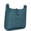 H-E-260512-2-02 Hermès Evelyne III PM Blue Jean Clemence Palladium Hardware
