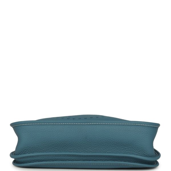 H-E-260512-2-06 Hermès Evelyne III PM Blue Jean Clemence Palladium Hardware