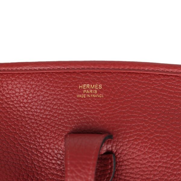 H-E-260601-3-07 Hermès Evelyne III PM Rouge H Clemence Gold Hardware