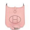 H-E-260622-1-01 Hermès Evelyne TPM Rose Sakura Clemence Palladium Hardware