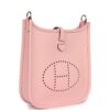 H-E-260622-1-02 Hermès Evelyne TPM Rose Sakura Clemence Palladium Hardware