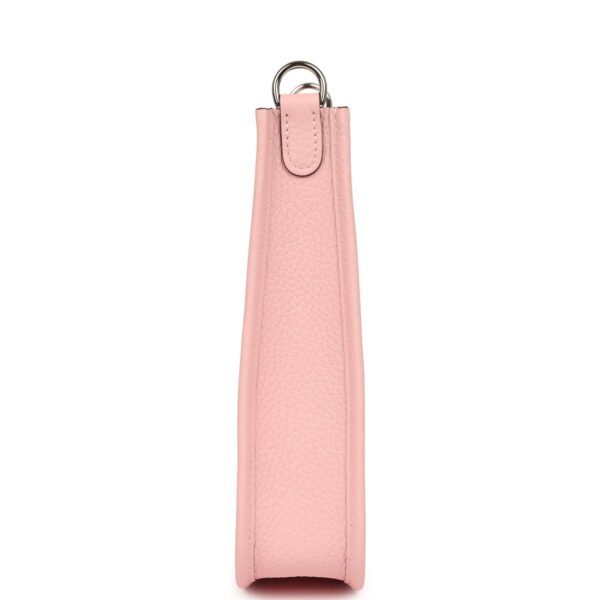 H-E-260622-1-04 Hermès Evelyne TPM Rose Sakura Clemence Palladium Hardware