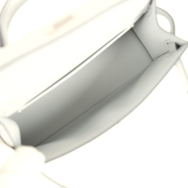 Hermès Kelly Sellier 20 Argent Chevre Chamkilight Palladium Hardware