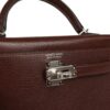 H-K-260619-2-08 Hermès "Clou De Coeur" Kelly Sellier 20 Terre Chevre Chamkila Palladium Hardware