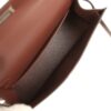 H-K-260619-2-09 Hermès "Clou De Coeur" Kelly Sellier 20 Terre Chevre Chamkila Palladium Hardware