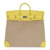 Lime_50Hac9477_06f53a21-0d36-43d Hermes HAC Birkin 50 Bag Lime Evercolor & Ficelle Toile with Palladium Hardware