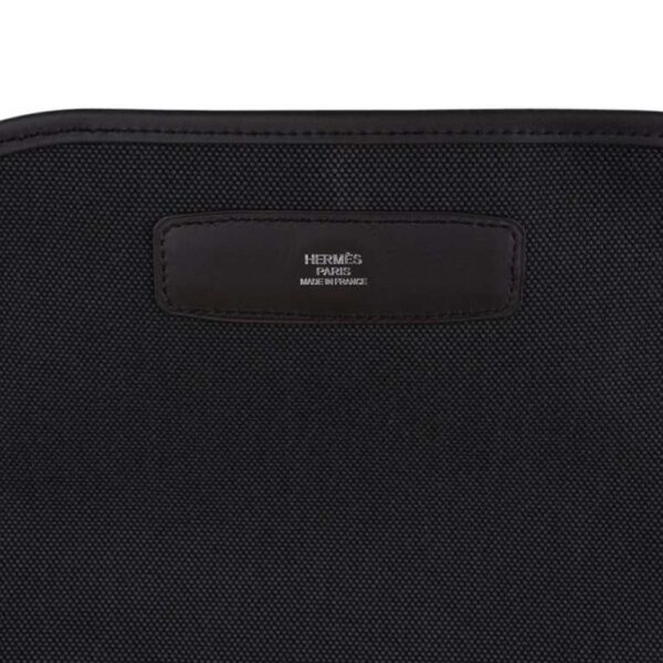 authentic-hermes-alleretourmesse Hermès Alleretour Messenger Bag 34 H Canvas Sombrero Leather