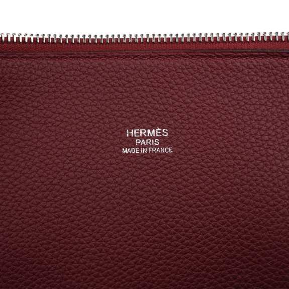 Hermès Bolide 45 Bag Rouge H Togo Leather with Palladium Hardware