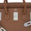 Hermes Limited Edition Helium Hac 50 Bag Alezan Togo Leather Aluminum Hardware