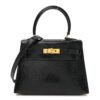 cddb5bb7c24ca28a3a7070a63ec072e8 Lizard Mini Kelly Sellier 20 Black