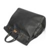 Hermes Limited Edition Vintage HAC Birkin 50 Bag Black Fjord Leather with Brass Hardware