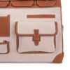 hermes-cargo-hac-40-gold-4 Hermes HAC 40 Cargo Gold Togo Toile Palladium Limited Edition Rare