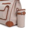 hermes-cargo-hac-40-gold-9 Hermes HAC 40 Cargo Gold Togo Toile Palladium Limited Edition Rare
