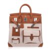 hermes-cargo-hac-40-gold-open Hermes HAC 40 Cargo Gold Togo Toile Palladium Limited Edition Rare