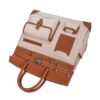 hermes-cargo-hac-40-gold-top-vie Hermes HAC 40 Cargo Gold Togo Toile Palladium Limited Edition Rare