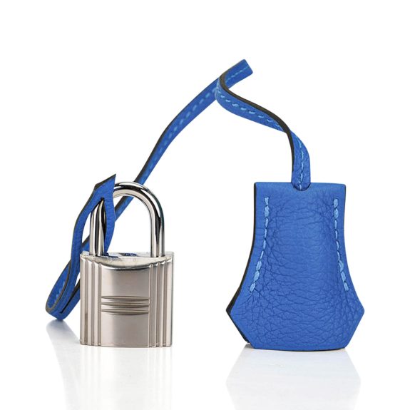 Hermes Cosmos Hac 40 Bag Blue Nuit Jaune de Naples Limited Edition