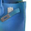 Hermes Cosmos Hac 40 Bag Blue Nuit Jaune de Naples Limited Edition