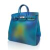 Hermes Cosmos Hac 40 Bag Blue Nuit Jaune de Naples Limited Edition