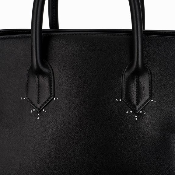 hermes-hac-40-connect-the-dots-b (5) Hermes Limited Edition HAC 40 Connect the Dots Black Evergrain Leather