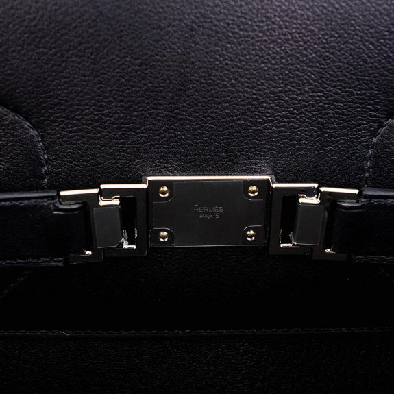 hermes-hac-40-connect-the-dots-s Hermes Limited Edition HAC 40 Connect the Dots Black Evergrain Leather
