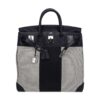 hermes-hac-40-flag-birkin-bag_19 Hermes Limited Edition HAC Birkin 40 Bag Flag H Toile Black with Palladium Hardware