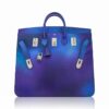 Hermes Hac 50 Cosmos Ombre Bag Togo Palladium Limited Edition Extremely Rare