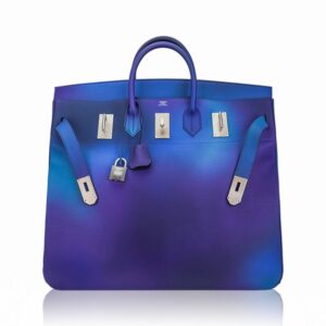 hermes-hac-50-cosmos-limited-edi Hermes Hac 50 Cosmos Ombre Bag Togo Palladium Limited Edition Extremely Rare