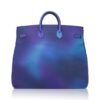 Hermes Hac 50 Cosmos Ombre Bag Togo Palladium Limited Edition Extremely Rare