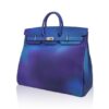 Hermes Hac 50 Cosmos Ombre Bag Togo Palladium Limited Edition Extremely Rare