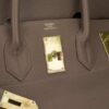 hermes-hac-50-etoupe-brass-hardw (10) Hermes HAC Birkin 50 Bag Etoupe Togo Leather with Brass Hardware