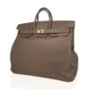 hermes-hac-50-etoupe-brass-hardw (3) Hermes HAC Birkin 50 Bag Etoupe Togo Leather with Brass Hardware