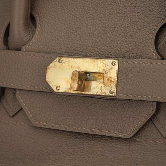 hermes-hac-50-etoupe-brass-hardw (7) Hermes HAC Birkin 50 Bag Etoupe Togo Leather with Brass Hardware