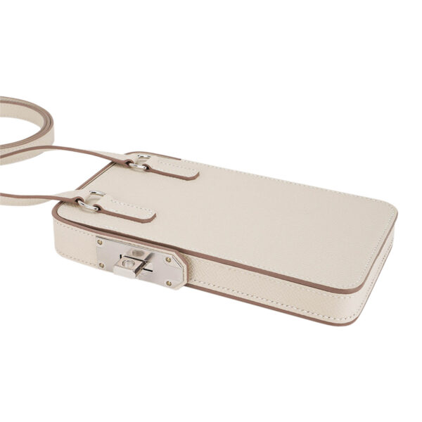 hermes-hac-a-box-craie-phone-cas (6) Hermes Limited Edition Hac A Box Phone Case Craie Epsom Leather with Palladium Hardware