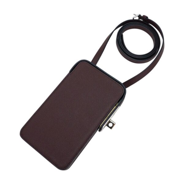 hermes-hac-a-box-phone-case-roug Hermès Limited Edition Hac A Box Phone Case Rouge Sellier Epsom Leather with Palladium Hardwar