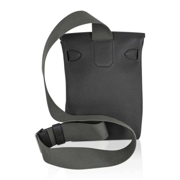 Hermès Hac a Dos PM Backpack Vert de Gris Togo Leather with Palladium Hardware