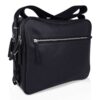 Hermès Hebdo Reporter Messenger Bag Black Evergrain Leather with Palladium Hardware