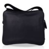 Hermès Hebdo Reporter Messenger Bag Black Evergrain Leather with Palladium Hardware