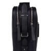 Hermès Hebdo Reporter Messenger Bag Black Evergrain Leather with Palladium Hardware