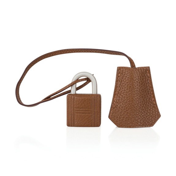 Hermes Limited Edition Helium Hac 50 Bag Alezan Togo Leather Aluminum Hardware