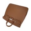 Hermes Limited Edition Helium Hac 50 Bag Alezan Togo Leather Aluminum Hardware