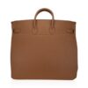 Hermes Limited Edition Helium Hac 50 Bag Alezan Togo Leather Aluminum Hardware