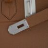 Hermes Limited Edition Helium Hac 50 Bag Alezan Togo Leather Aluminum Hardware