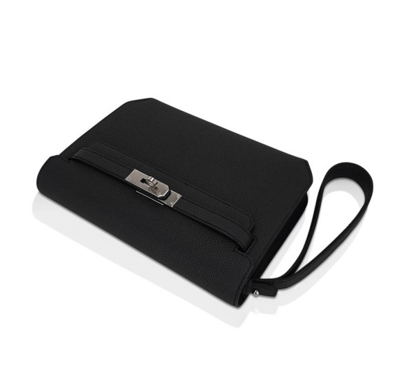 hermes-kelly-depeches-25-black-b (5) Hermès Kelly Depeches 25 Pouch Bag Black Galop D’Hermes Leather with Palladium Hardware