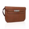 hermes-kelly-depeches-25-pouch-m (1) Hermès Kelly Depeches 25 Pouch Matte Gold Alligator with Palladium Hardware