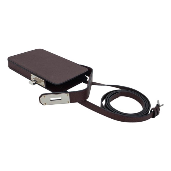 hermes-limited-edition-hac-a-box Hermès Limited Edition Hac A Box Phone Case Rouge Sellier Epsom Leather with Palladium Hardwar