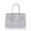 Hermes Shoulder Birkin 45 Blue Pale Togo Brushed Palladium Limited Edition