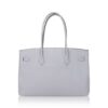 Hermes Shoulder Birkin 45 Blue Pale Togo Brushed Palladium Limited Edition